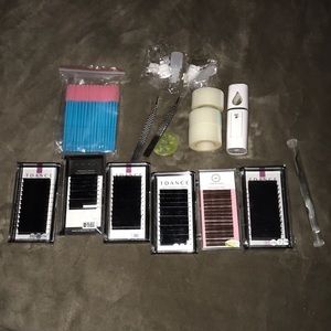 High end eyelash extension supplies